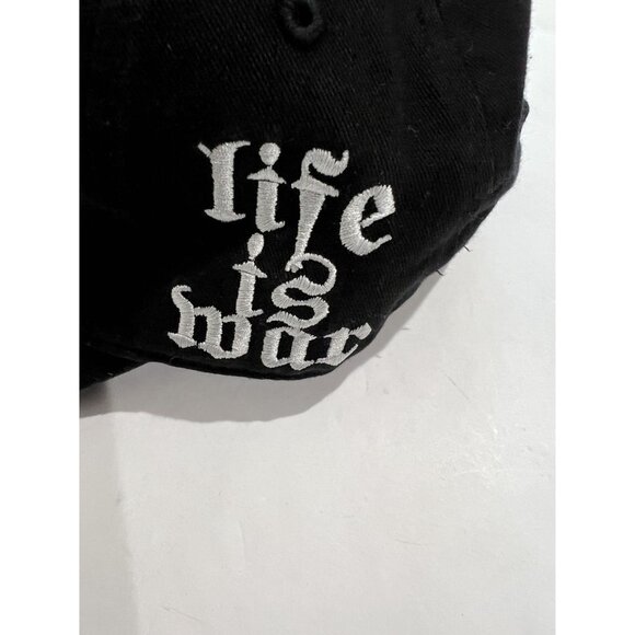 Life is War Hat in Black White - Picture 2 of 6